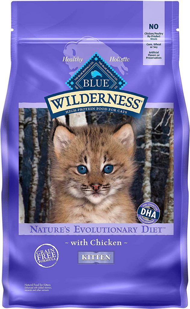 The Blue Buffalo food is inspired by the Lynx diet that has a protein-rich and grain free enhancement. 