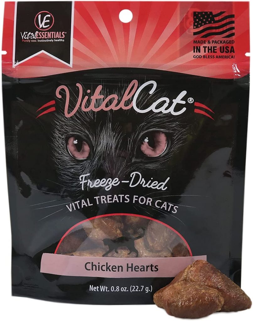 Vital Cat-Freeze Dried Treats are essential cat treats for a healthy diet made of freeze and dried chicken heart which is naturally pure and raw. 