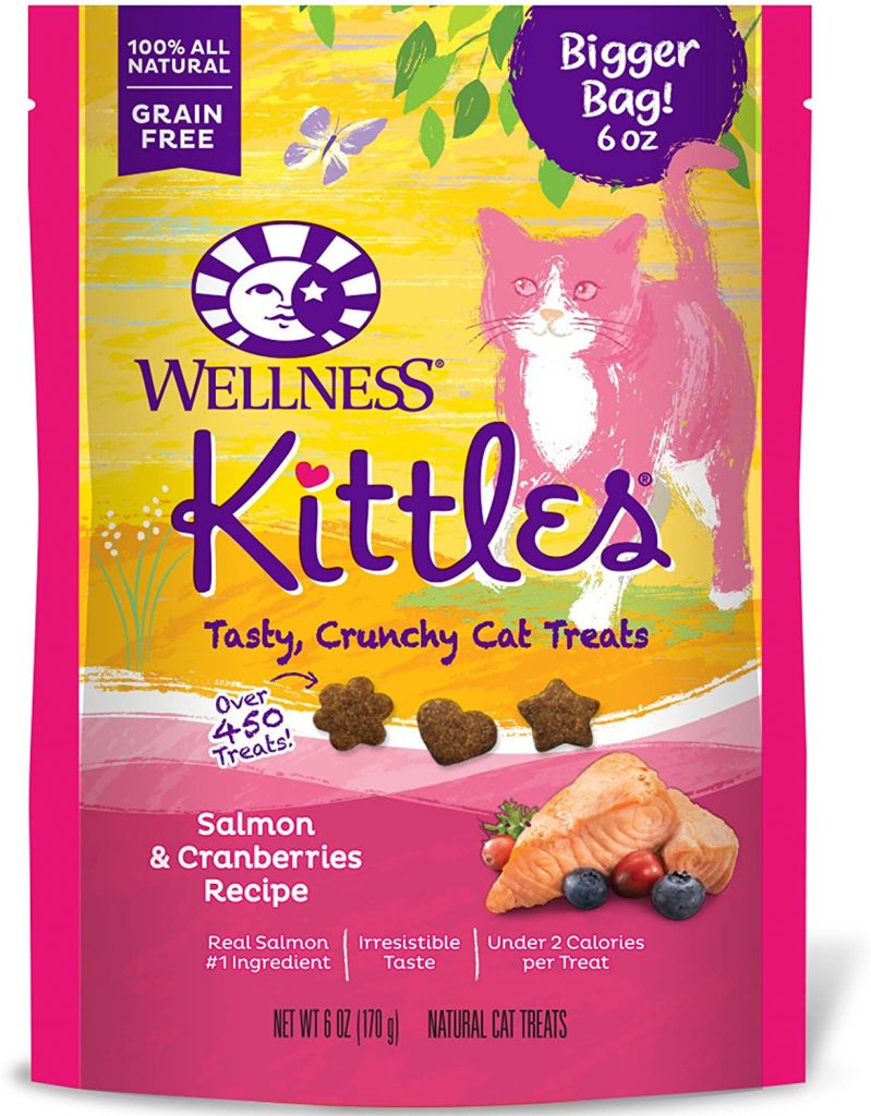 Wellness Natural Pet Food Treats are crunchy treats for cats. It is a healthy and tasty diet for cats with a natural bite made of ingredients such as salmon. 