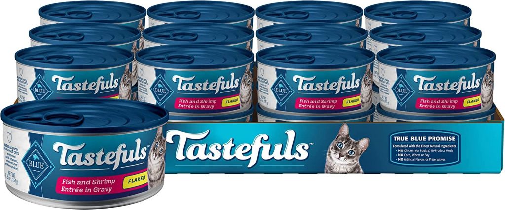 blue tastefuls natural flaked wet cat food