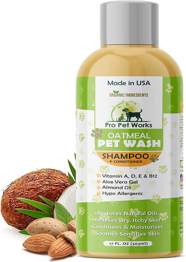 Pro Pet Works Organic Oatmeal Pet Shampoo is formulated with natural ingredients to combat dandruff effectively. The formulation is paraben-free, cruelty-free, sulfate-free, alcohol-free, and soap-free, and it is made with only the finest ingredients available.