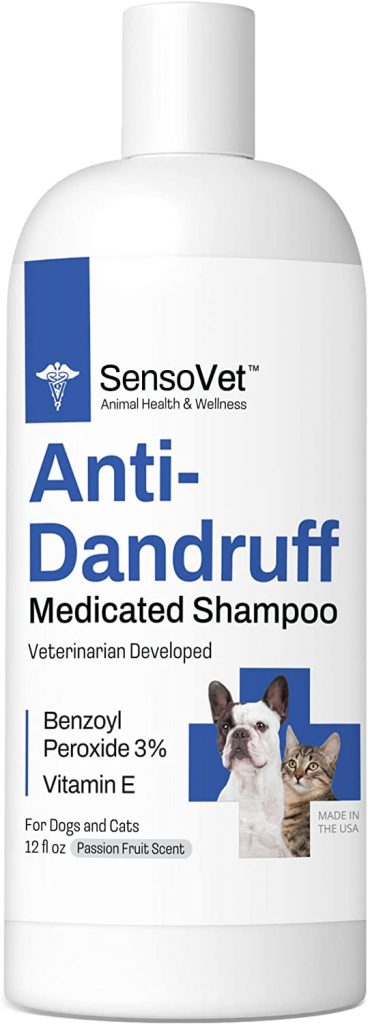 SensoVet Shampoo for Cats with Dandruff is clinically made for cats and pets that are starting to develop flaking and scaling syndromes along with harsh dandruff.