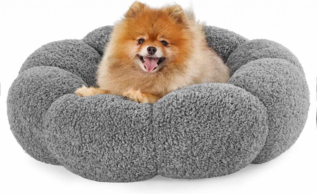 le sure calming cat dog bed